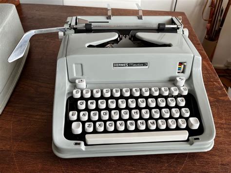 hermes media 3 typewriter|macchina da scrivere hermes media 3.